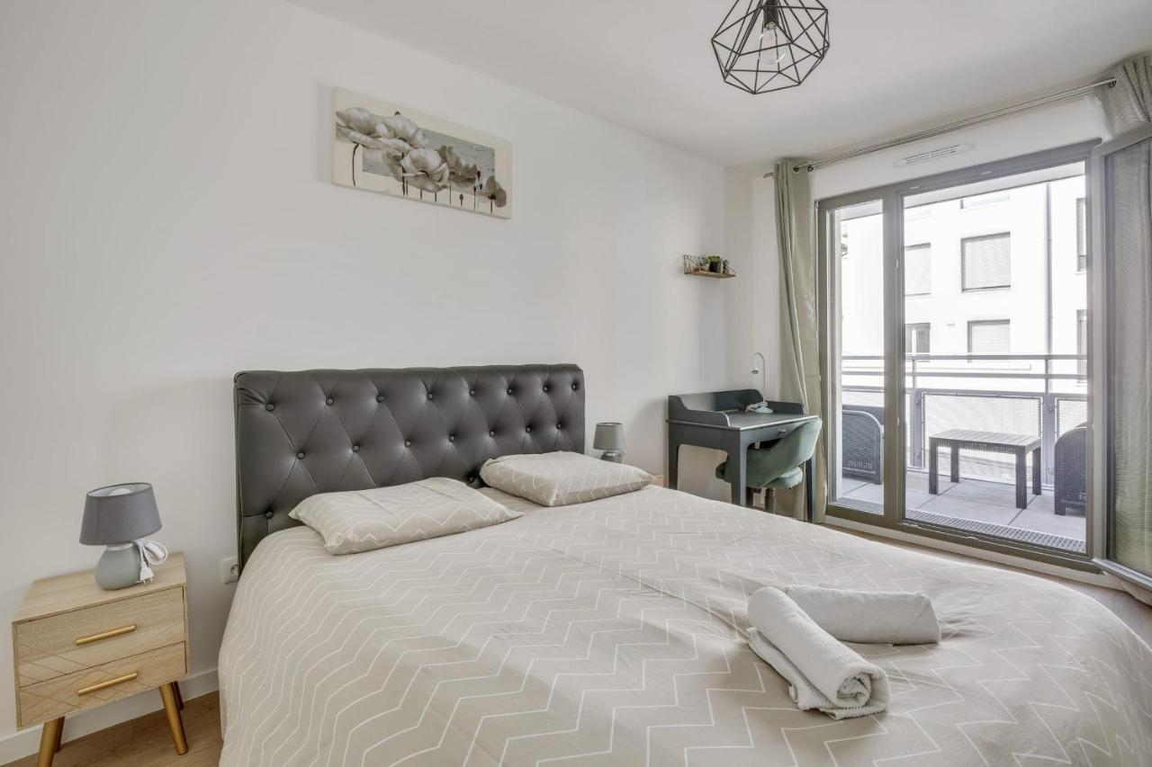 סן-דני Superbe Appartement Avec Balcon Et Parking Proche Paris מראה חיצוני תמונה