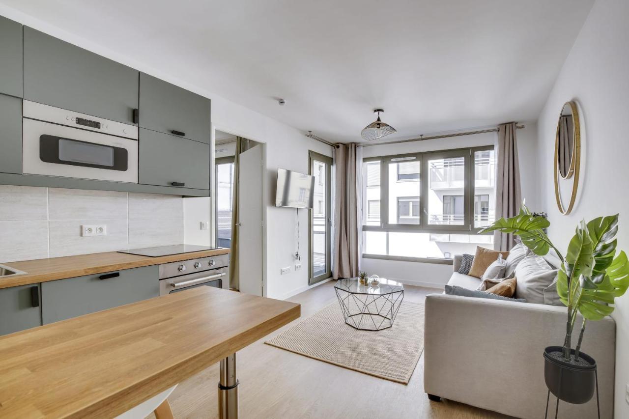 סן-דני Superbe Appartement Avec Balcon Et Parking Proche Paris מראה חיצוני תמונה